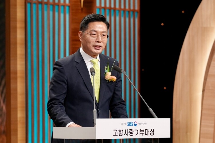 이날 행사에서 구재이 한국세무사회장이 축사를 하고 있다.