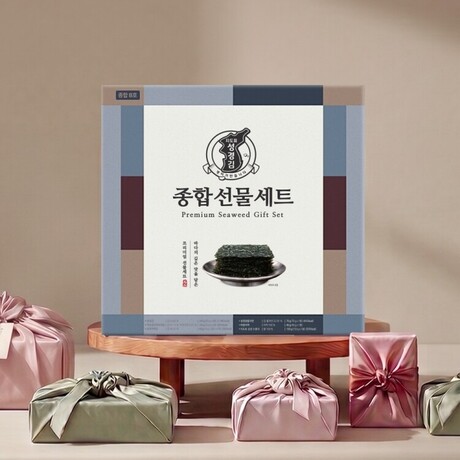 지도표 성경김, 보자기·백자 모티브 추석 선물세트 선보여