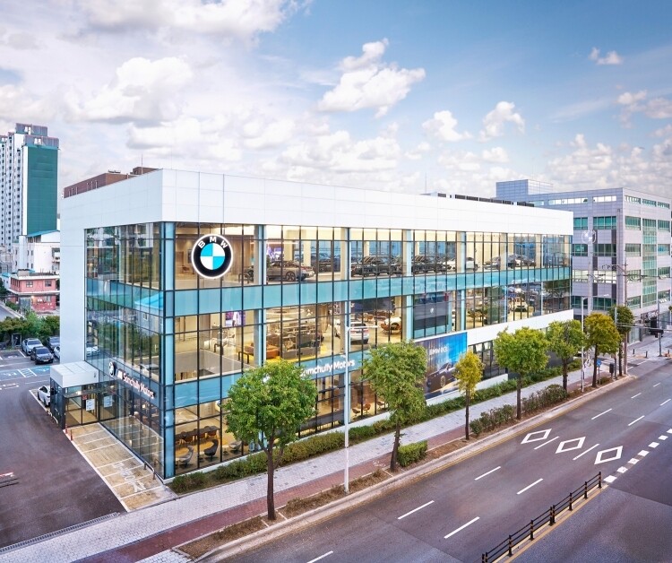 삼천리 모터스 BMW 안양 전시장·서비스센터·인증중고차 전시장 전경[삼천리 모터스 제공]